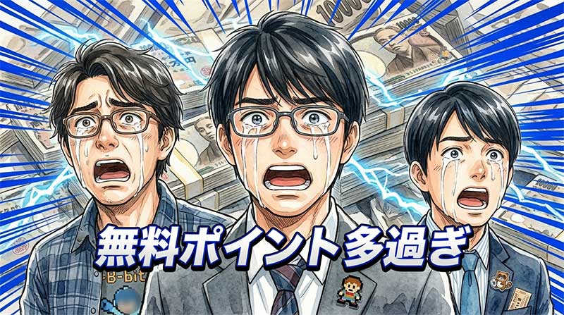 無料ポイント多過ぎ
