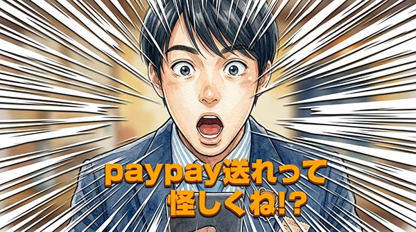 paypay送れって怪しくね!?